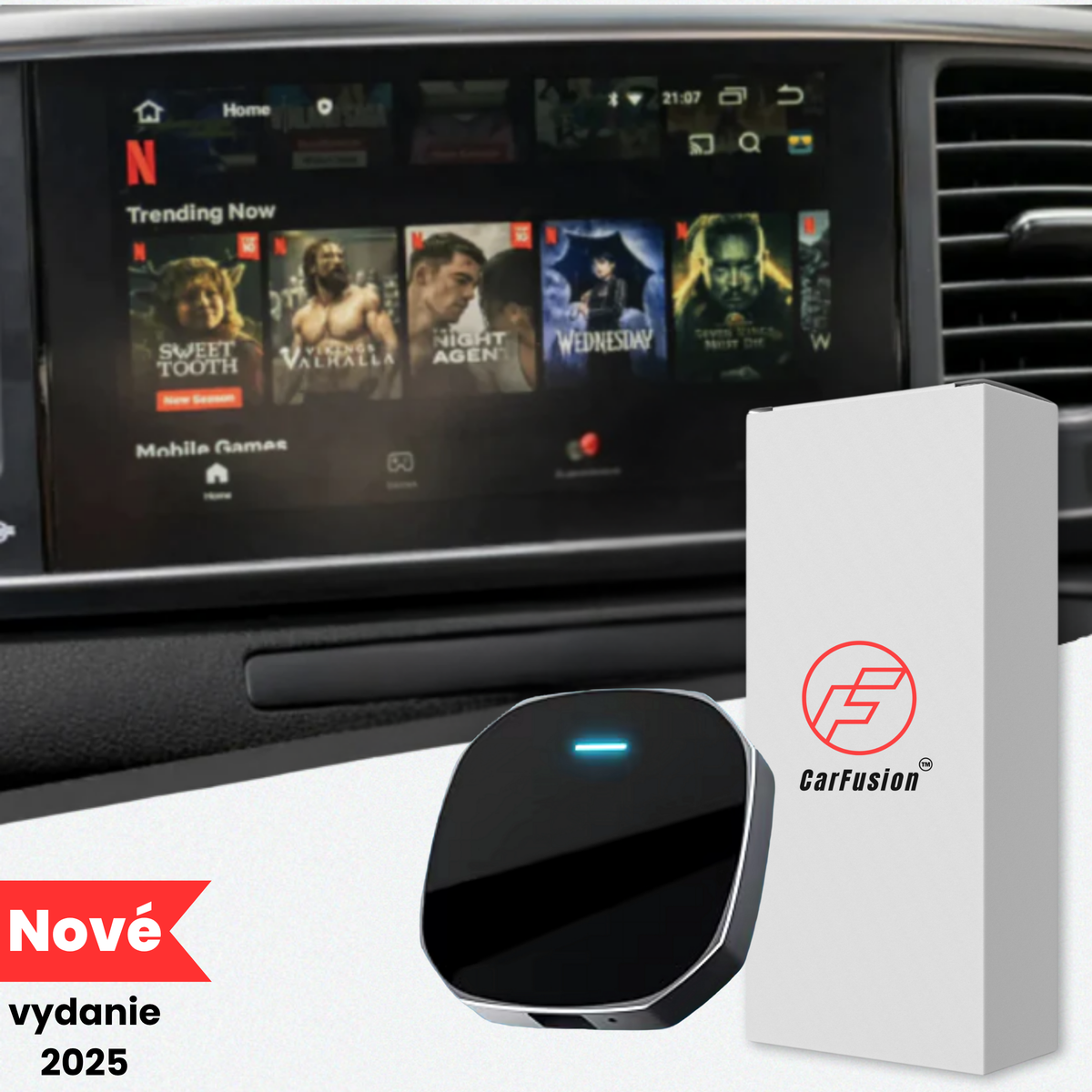 CarFusion™ – CarPlay & Android Auto adaptér
