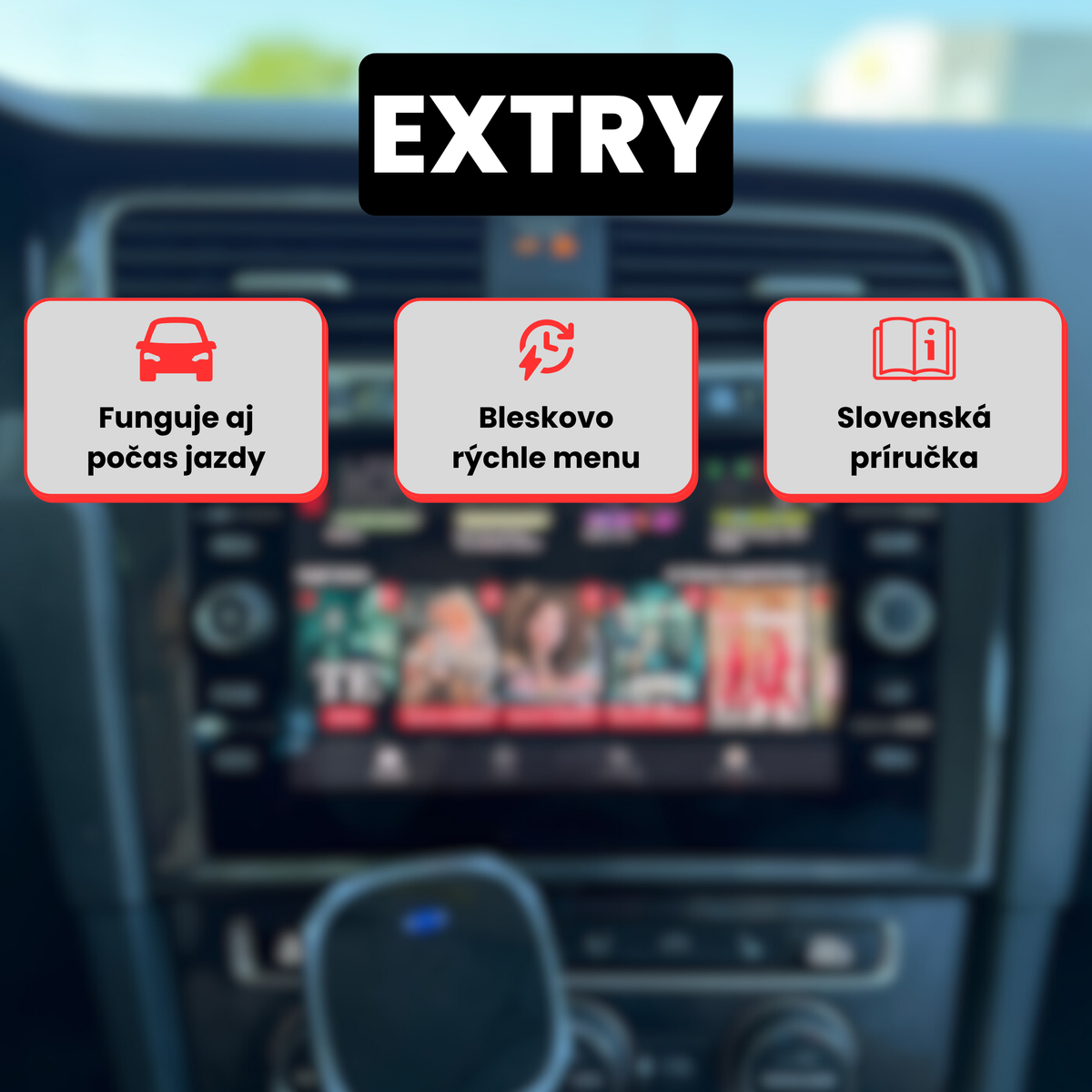 CarFusion™ – CarPlay & Android Auto adaptér